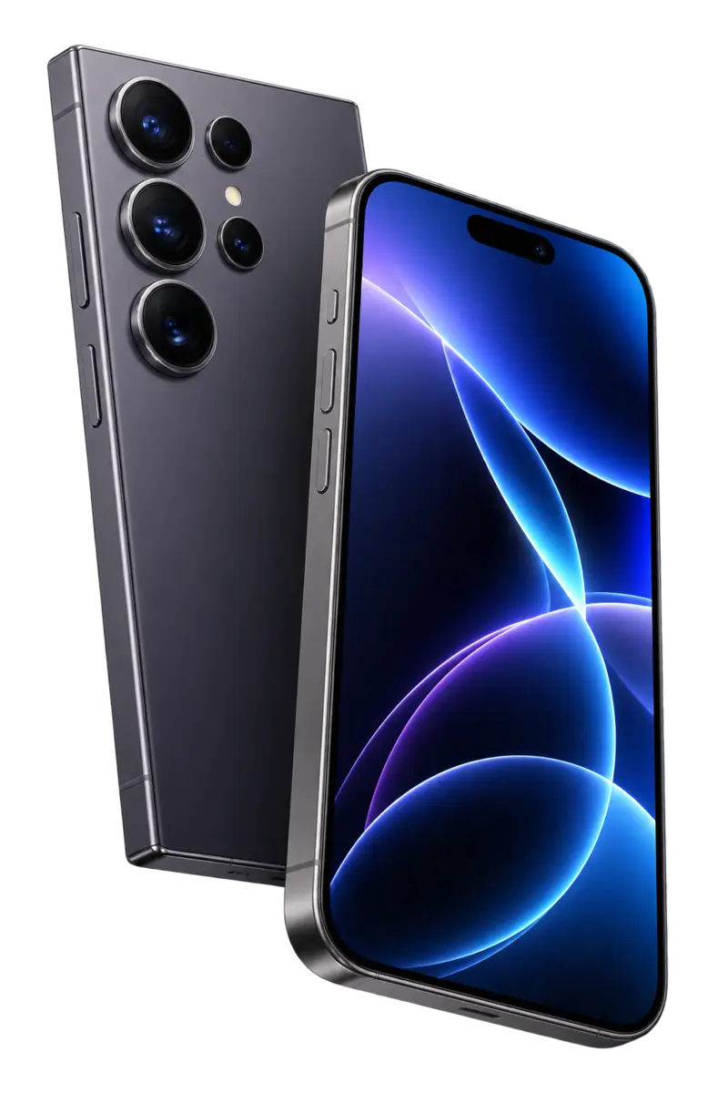 Two premium flagship-style smartphones ready to compare
